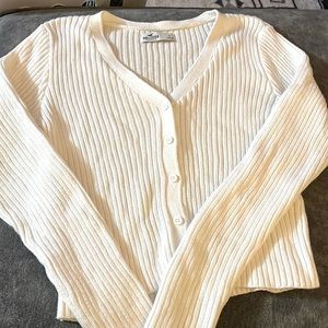 Hollister button up sweater